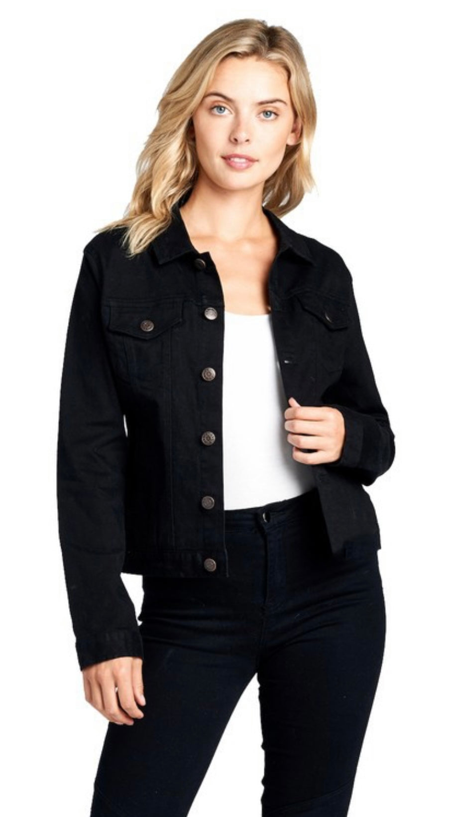 Black Denim Jean Jacket