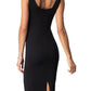 KNEE-LENGTH SCOOP-NECK TANK PARTY DRESS