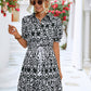 Women Print Button Down Jumpsuit
