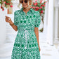Women Print Button Down Jumpsuit