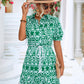 Women Print Button Down Jumpsuit