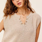 Slouchy Cropped Extended Sleeve Sweater Top