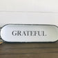 Grateful Metal Oval Tray