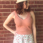 Ribbed V Neck Tank Top